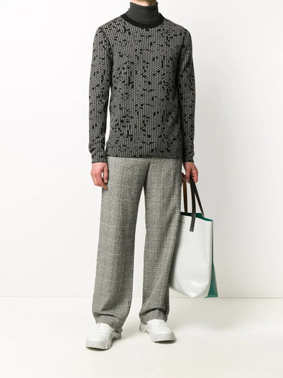 Lanvin geometric pattern jumper outlook