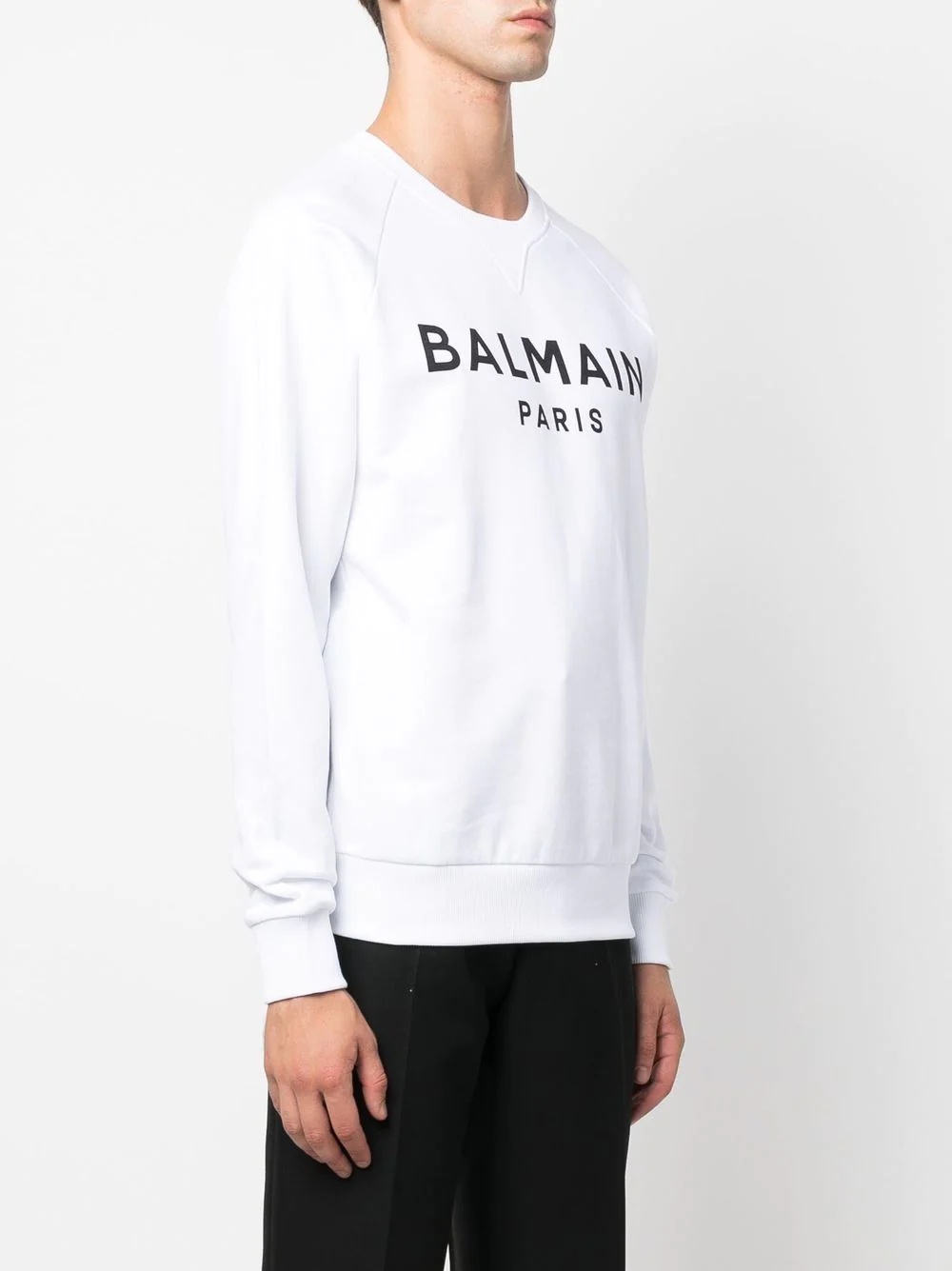 logo-print detail sweatshirt - 3