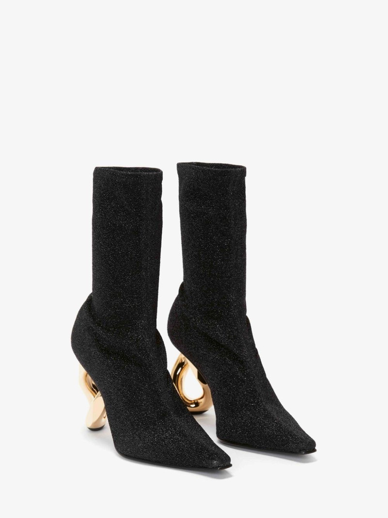 JW Anderson Chain Heel sock boots outlook