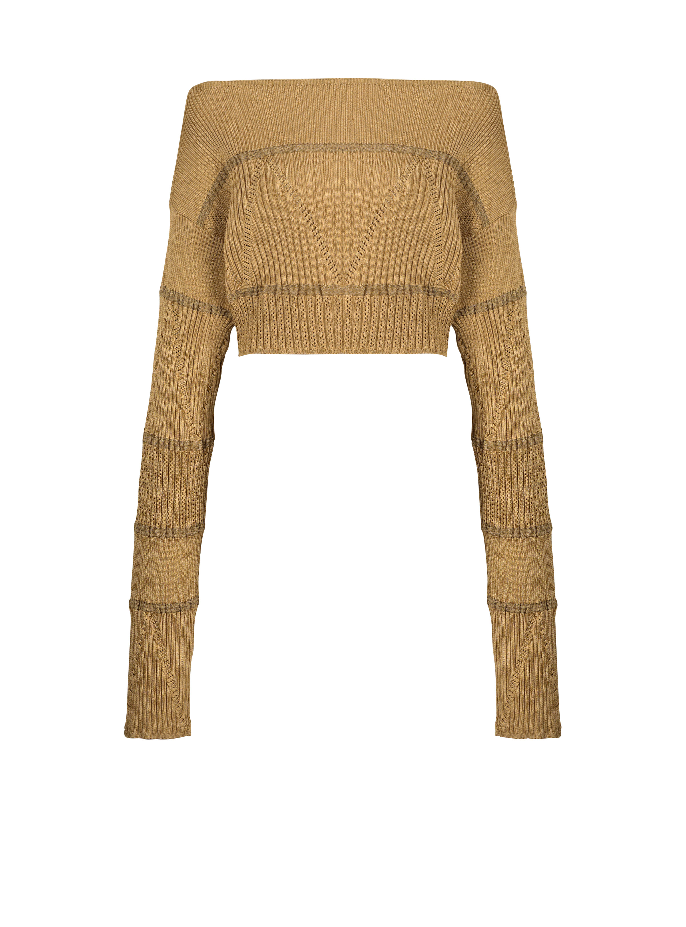 Boat neck knit jumper - 1