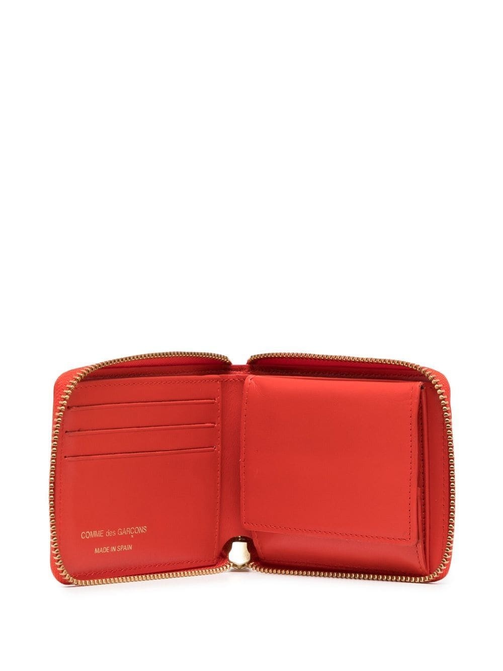 zipped leather wallet - 3