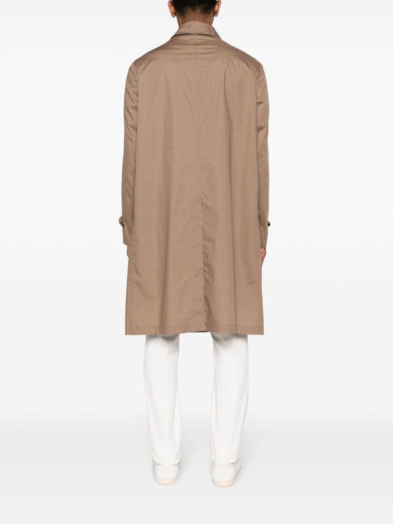 single-breasted lightweight maxi coat 4