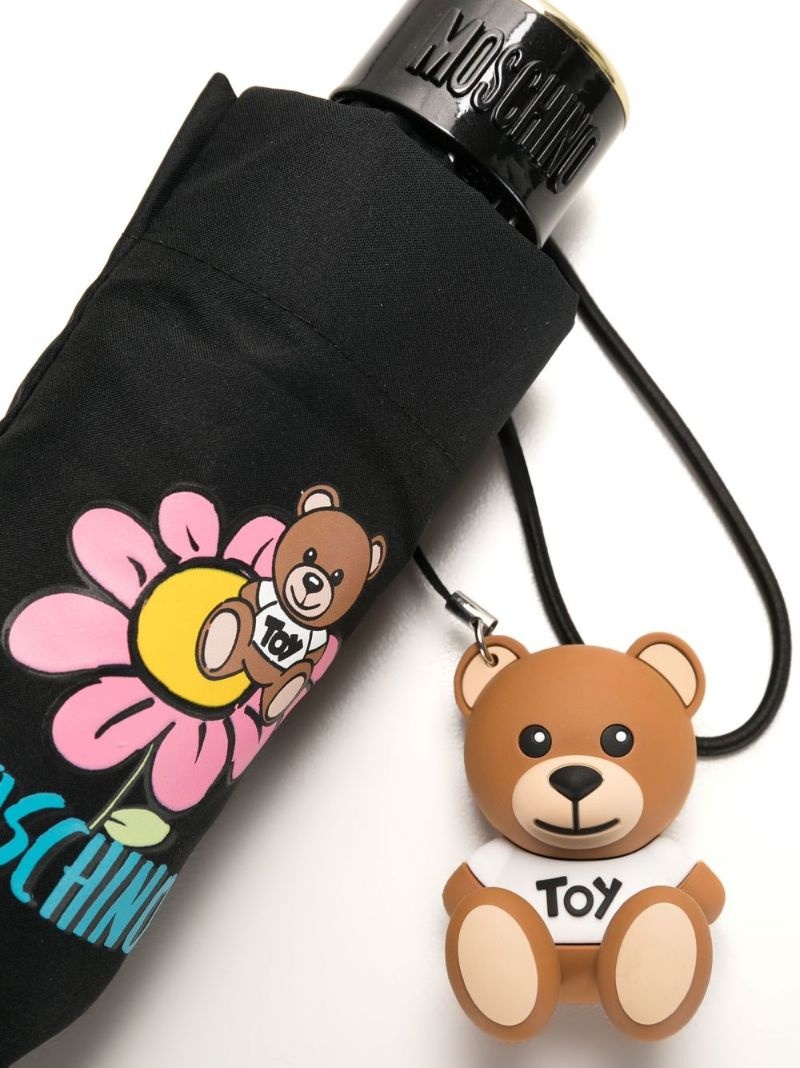 Teddy Bear floral-print umbrella - 2
