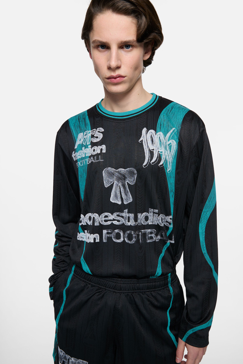 Sports jersey graphic t-shirt - Black 4
