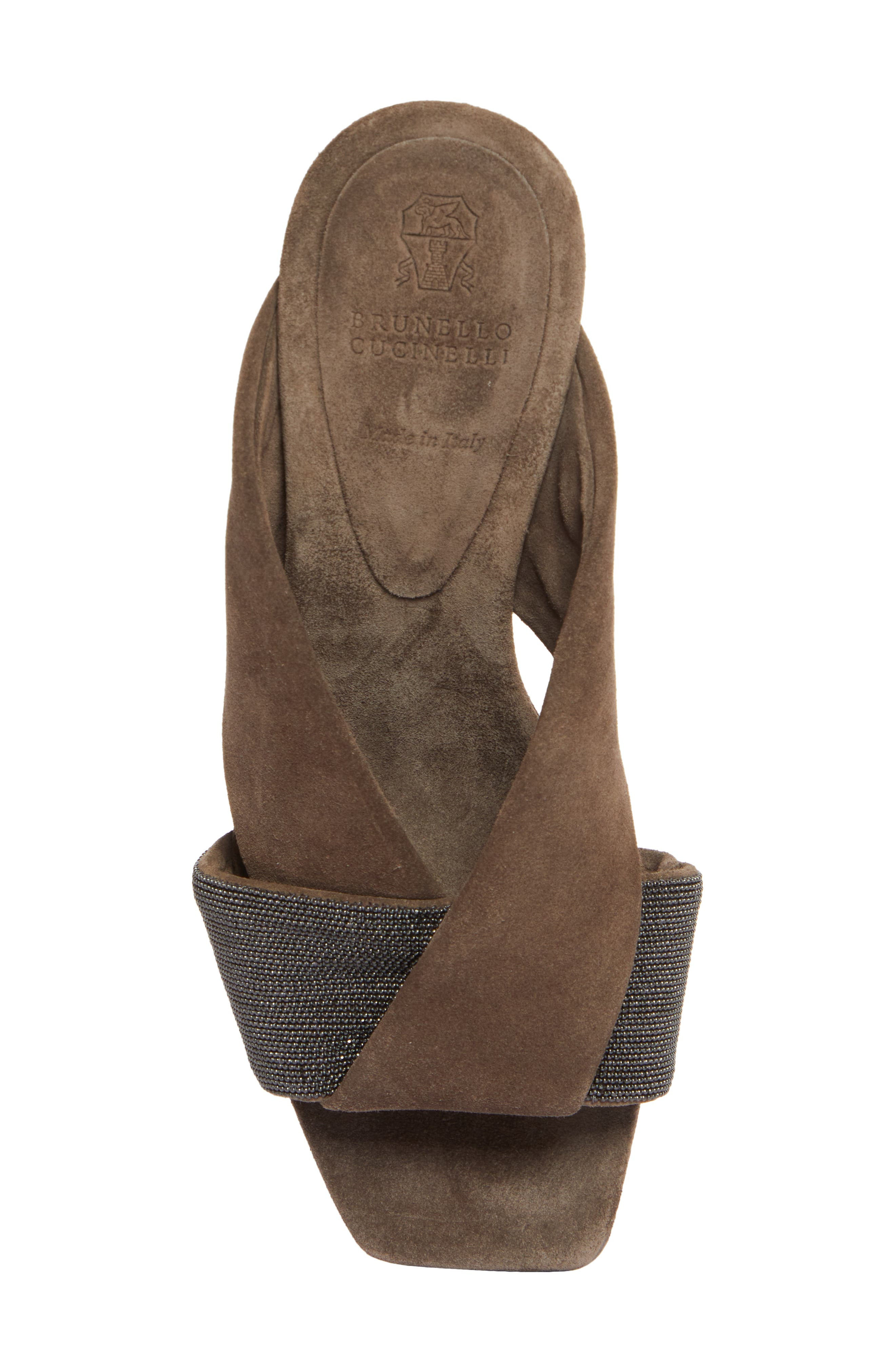Woven Monili Wedge Sandal - 5