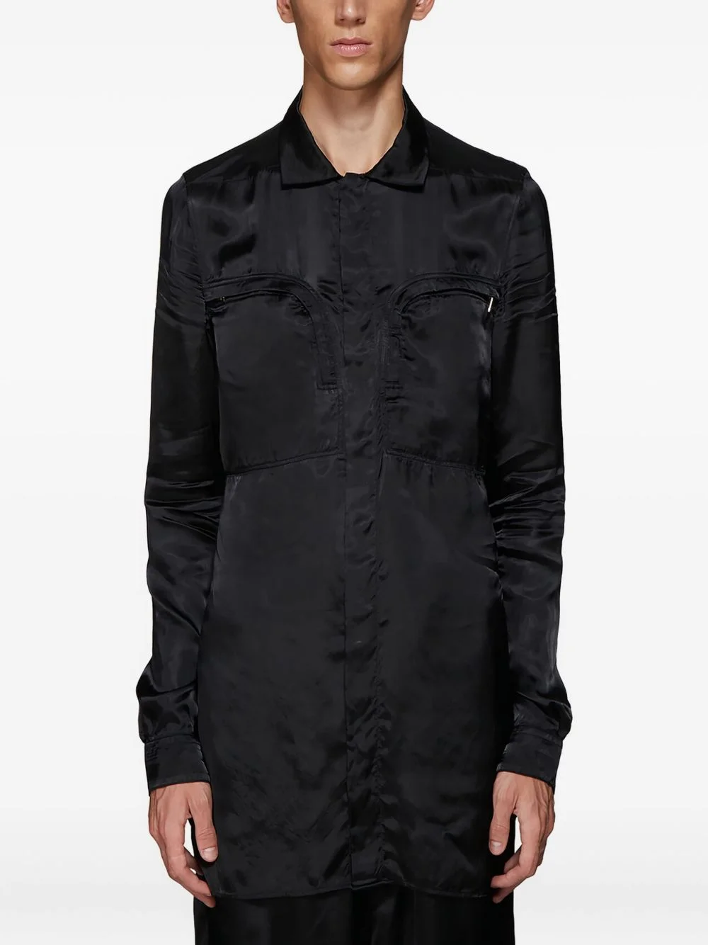 cutaway collar shirt - 1