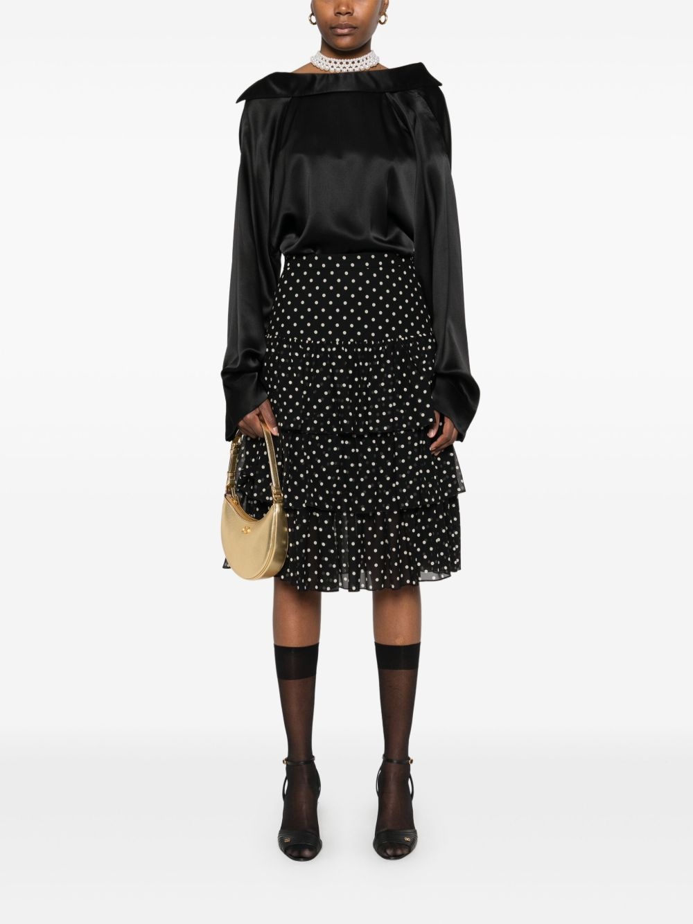 polka-dot mini skirt - 2
