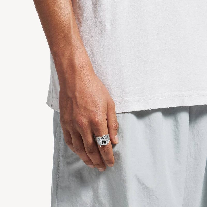 Melrose Signet Ring in Antique Silver 5
