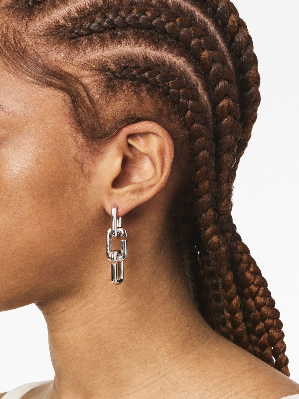 The J Marc chain-link earrings - 2