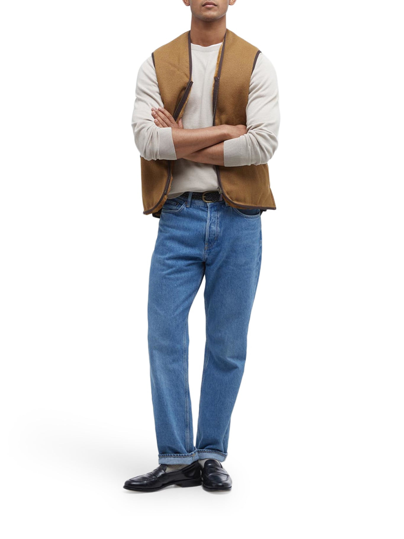 REVERSIBLE FLEECE VEST WITH ZIP - 2
