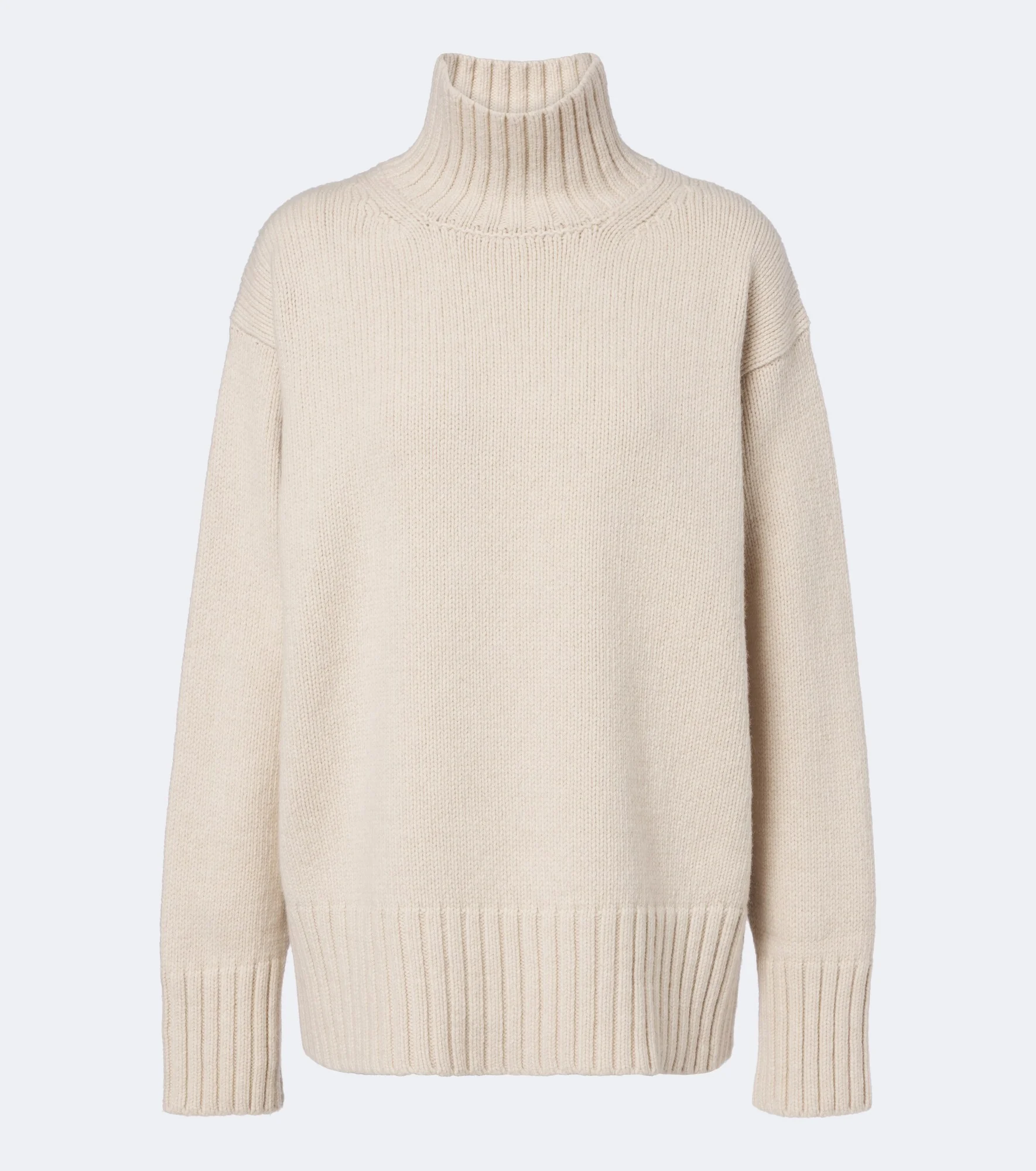 Wool and cashmere turtleneck sweater - 1