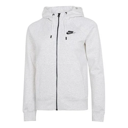 (WMNS) Nike Running Sports Knit Hooded Jacket White BV4123-051 - 1