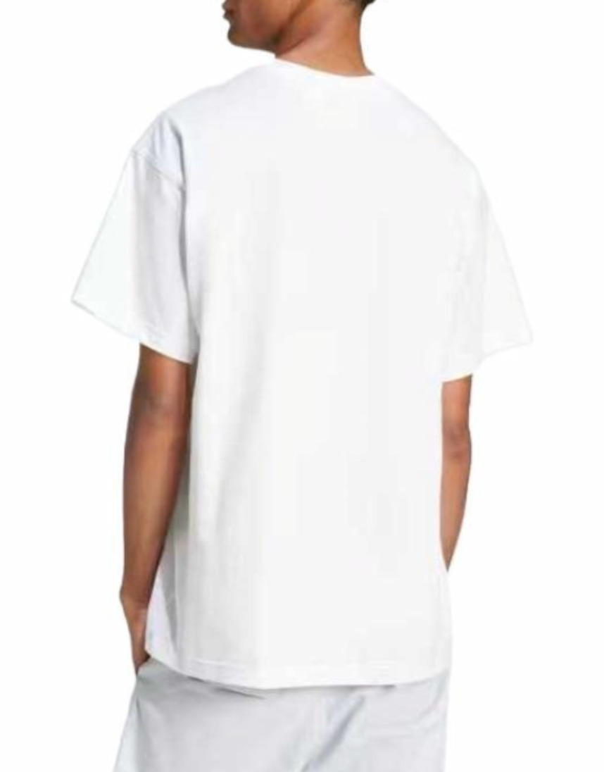 adidas Essentials Polera Trifolio Oversized 'White Black' JD0373 - 2