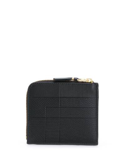 Comme Des Garçons black mix pattern wallet outlook