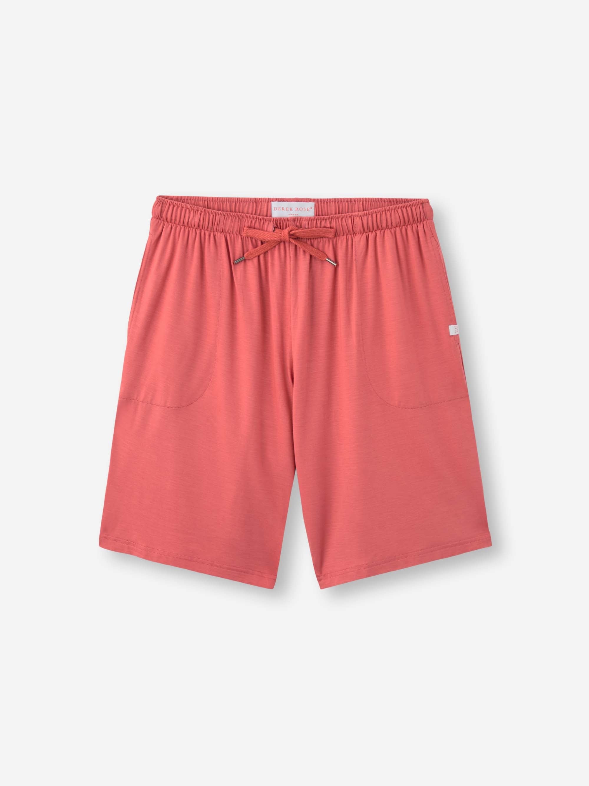 Men's Lounge Shorts Basel Micro Modal Stretch Apple Red - 2