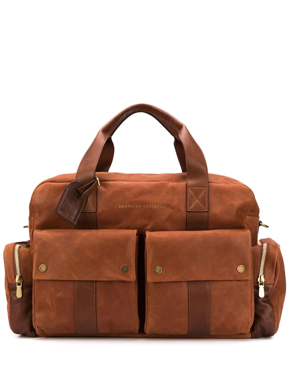 multi-pockets holdall bag - 1