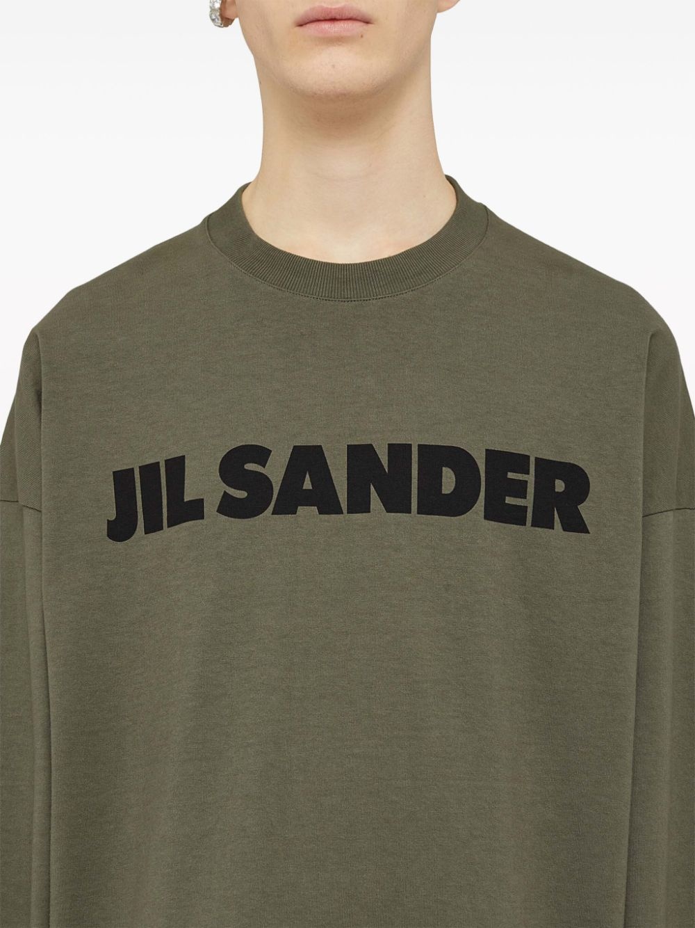 logo-print cotton T-shirt - 4