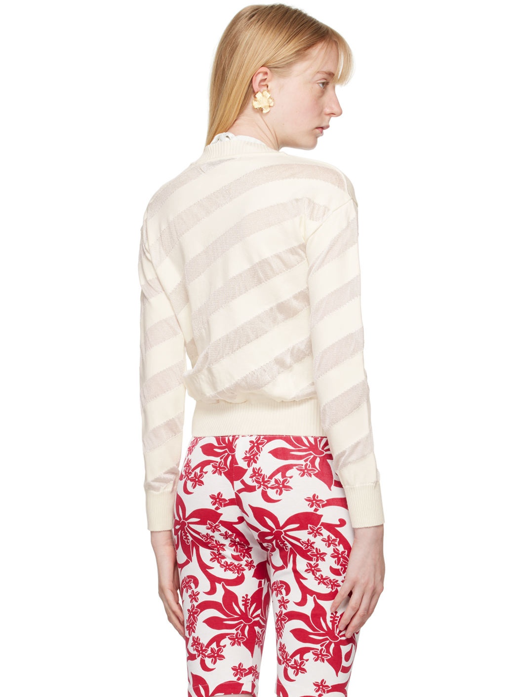 White Zebara Sweater - 3