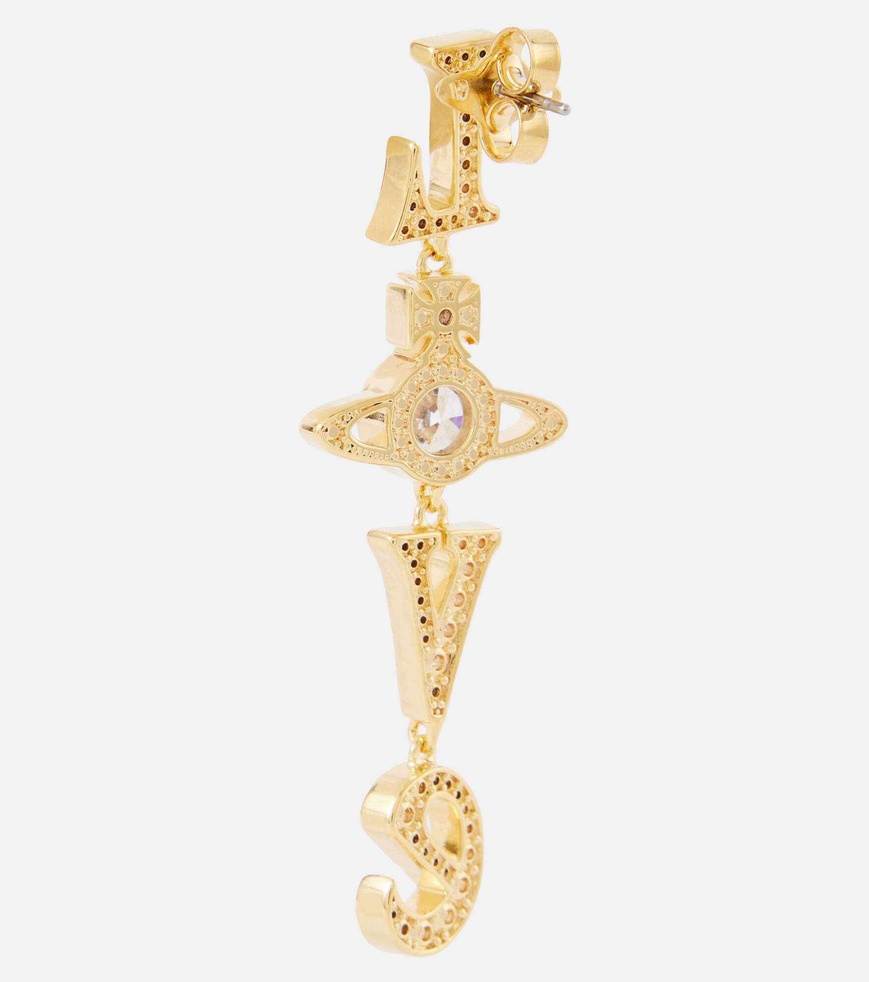 Roderica crystal-embellished earrings - 5