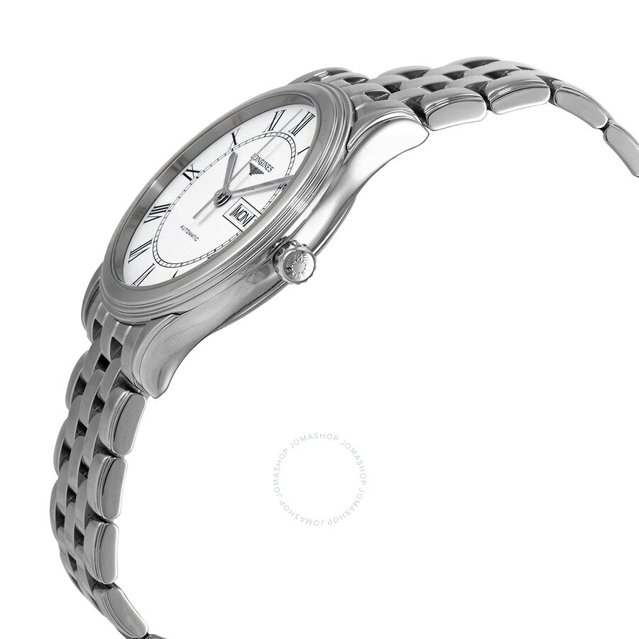 Longines Flagship Automatic White Matt Dial Men's Watch L4.899.4.21.6 - 2