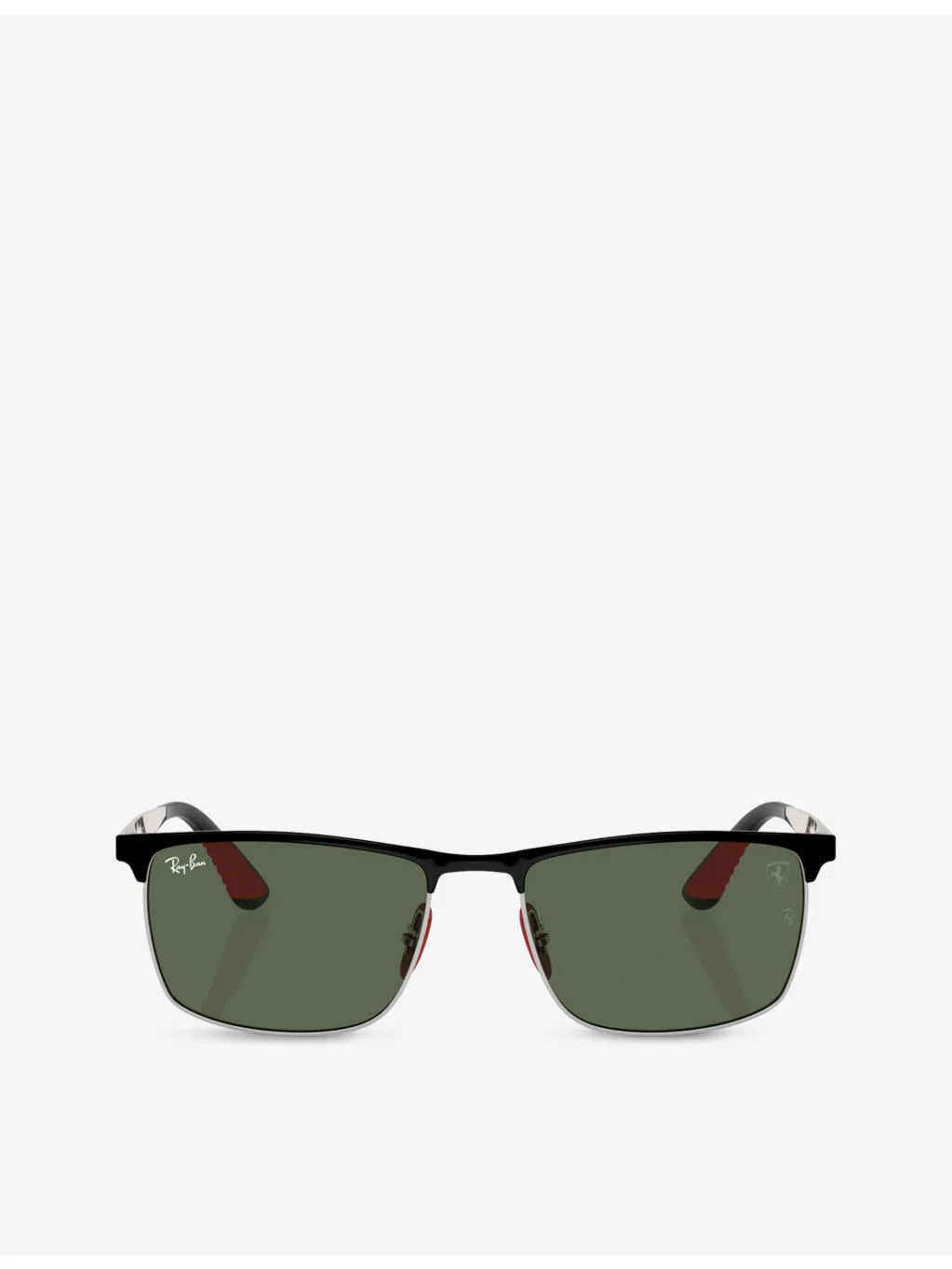 RB3726M Scuderia Ferrari rectangle-frame metal sunglasses - 1