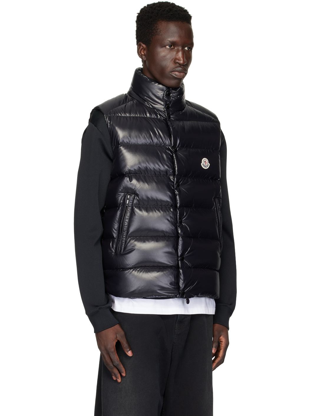 Black Tibb Down Vest - 4