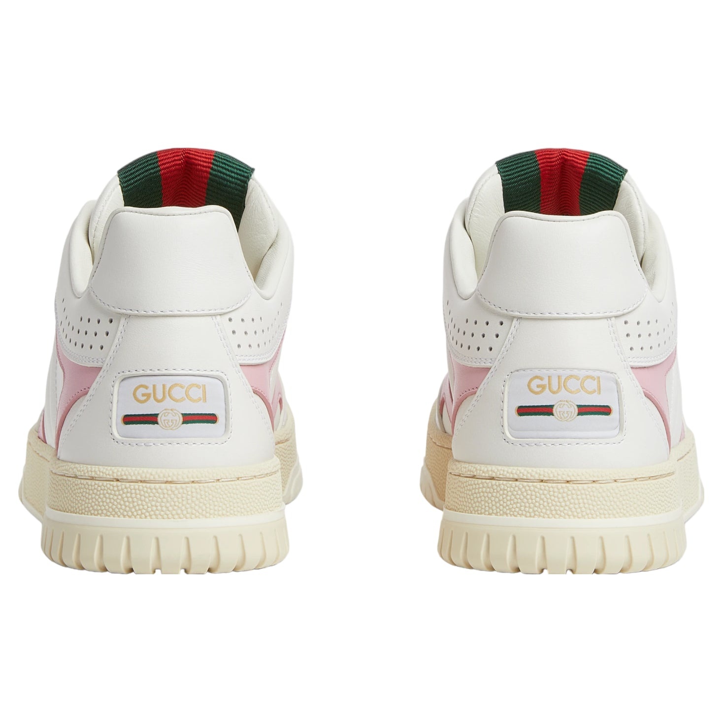 (WMNS) Gucci Re-Web Sneakers 'White Pink' 785728-AADRT-9078 - 4