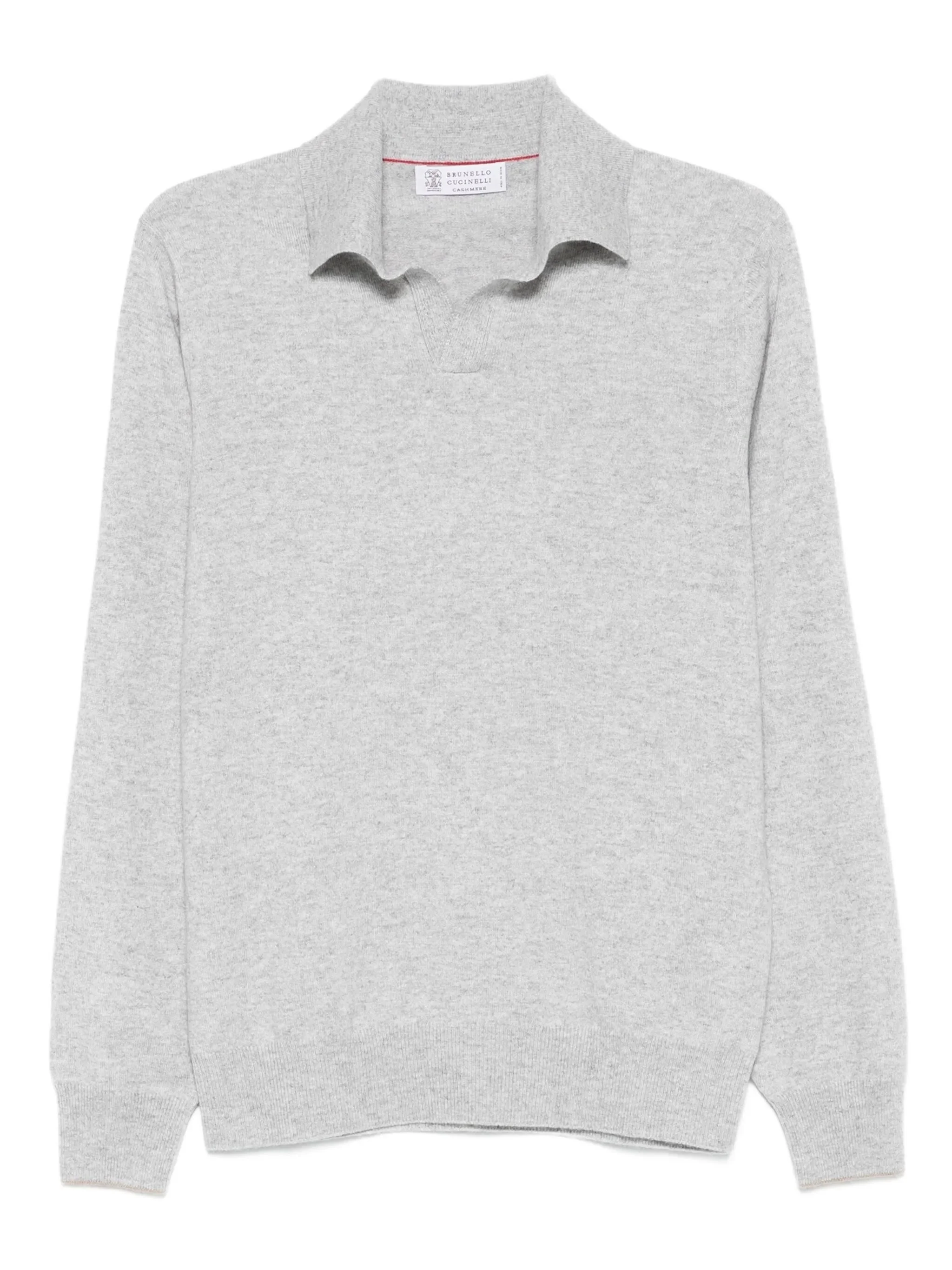 Brunello Cucinelli Long-sleeve Polo Sweater - 1