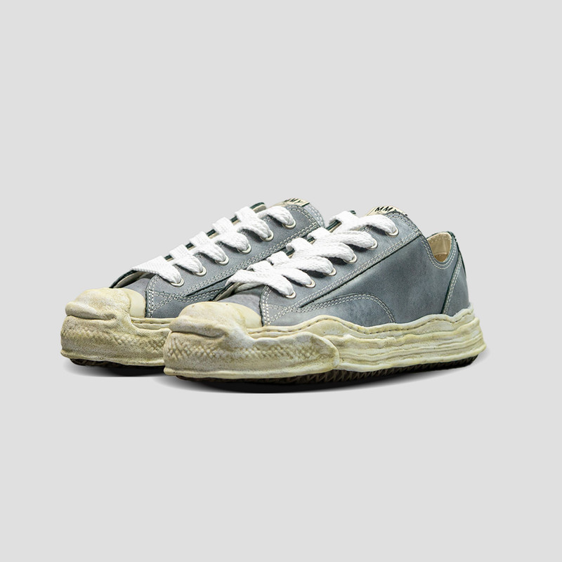 Maison MIHARAYASUHIRO HANK OG SOLE LOW-TOP VINTAGE TREATMENT LEATHER SNEAKERS outlook
