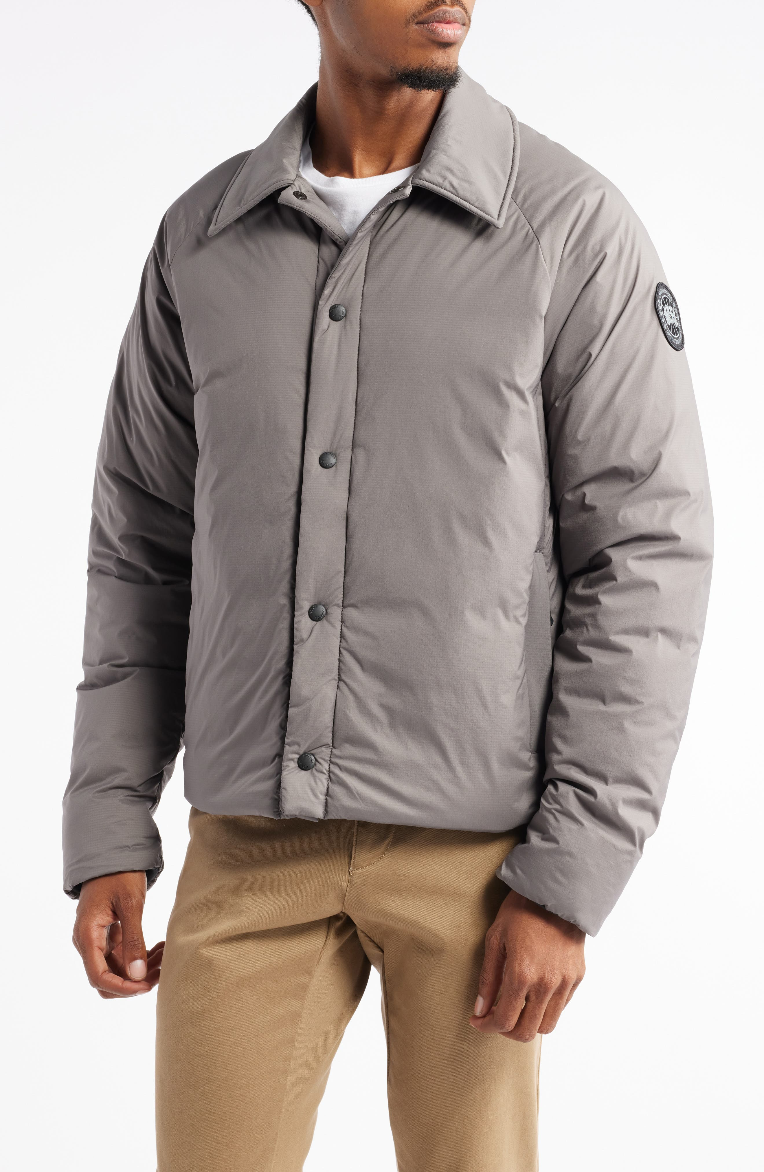 Canada Goose Lodge Packable Windproof 750 Fill Power Down Jacket in Coastal Grey-Gris Ctier at Nords - 4