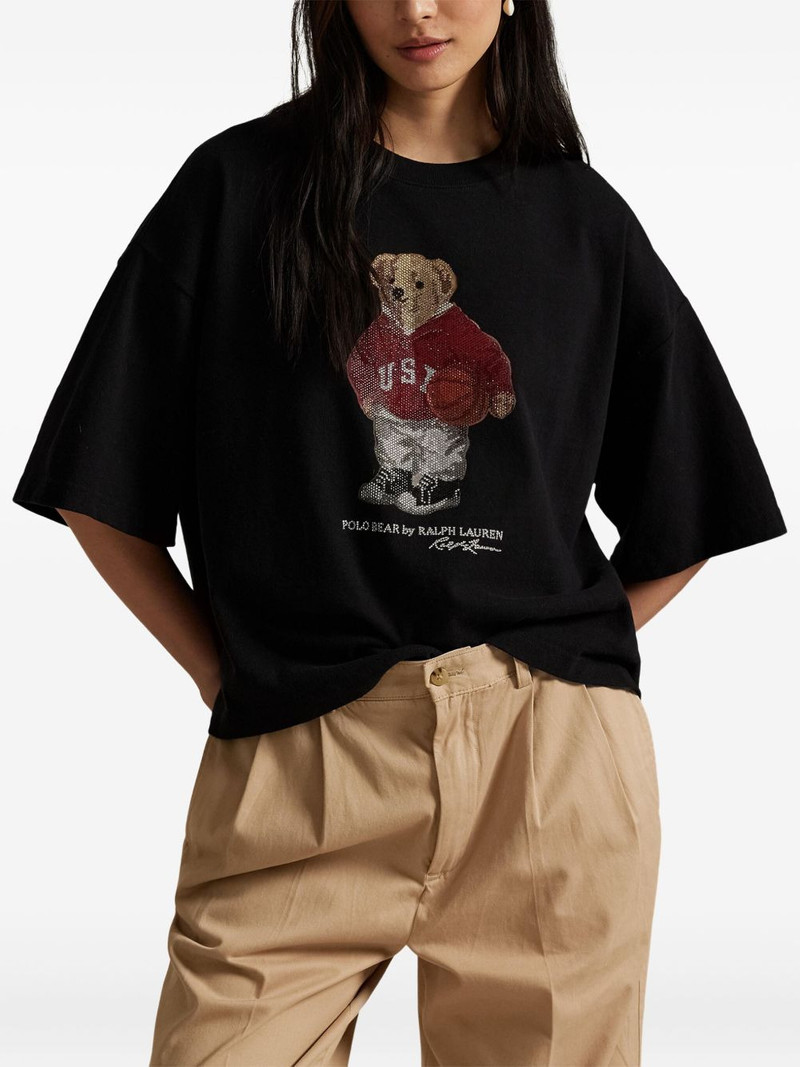 polo bear embellished T-shirt 3
