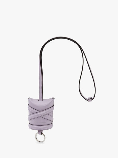 Alexander McQueen The Curve Key Holder in Lilac outlook