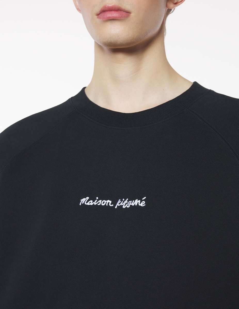 MAISON KITSUNE EMBROIDERY OVERSIZE RAGLAN SWEATSHIRT - 4