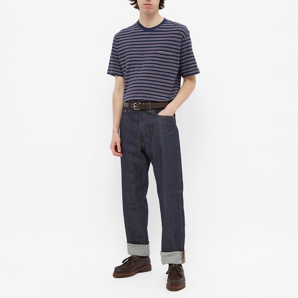 Beams Plus Nep Stripe Pocket Tee - 5