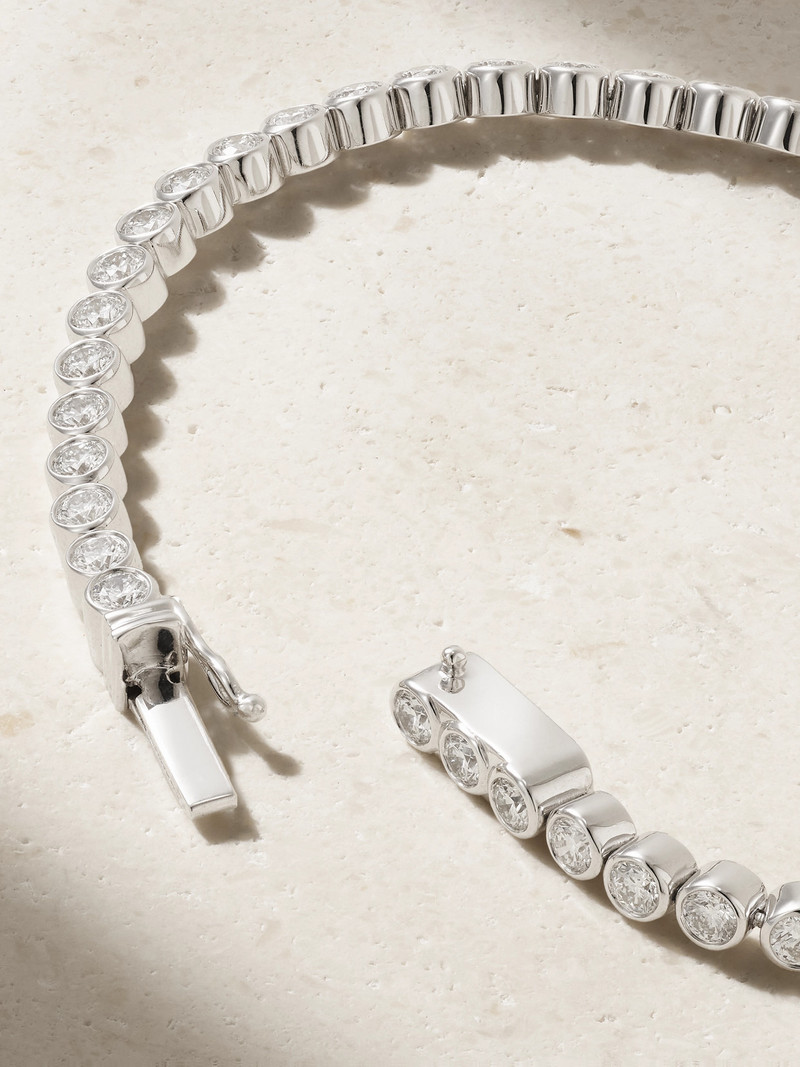 Diamond Lines Db Classic Eternity 18-karat White Gold Diamond Bracelet 3