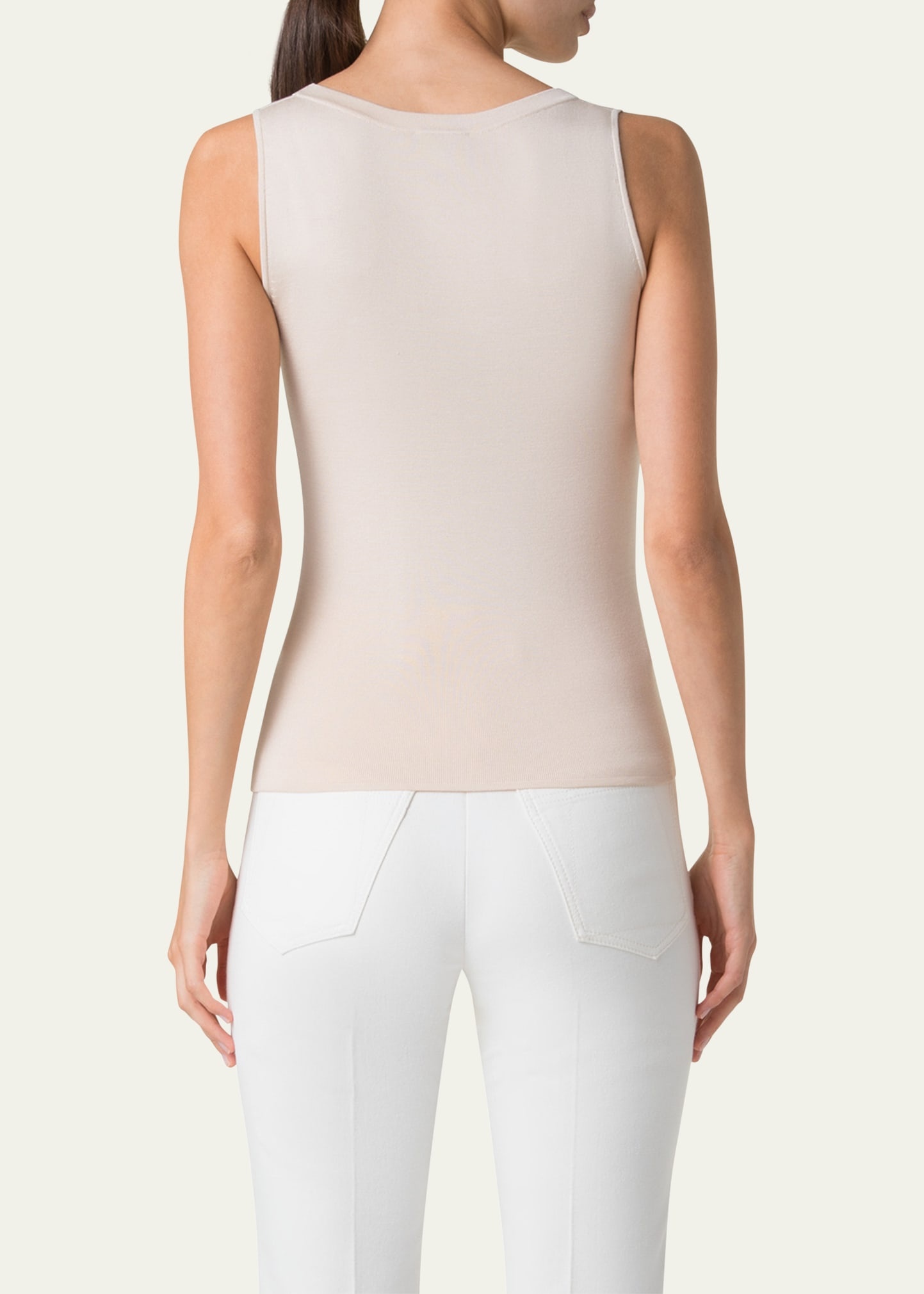 Fitted Knit Tank Top - 3
