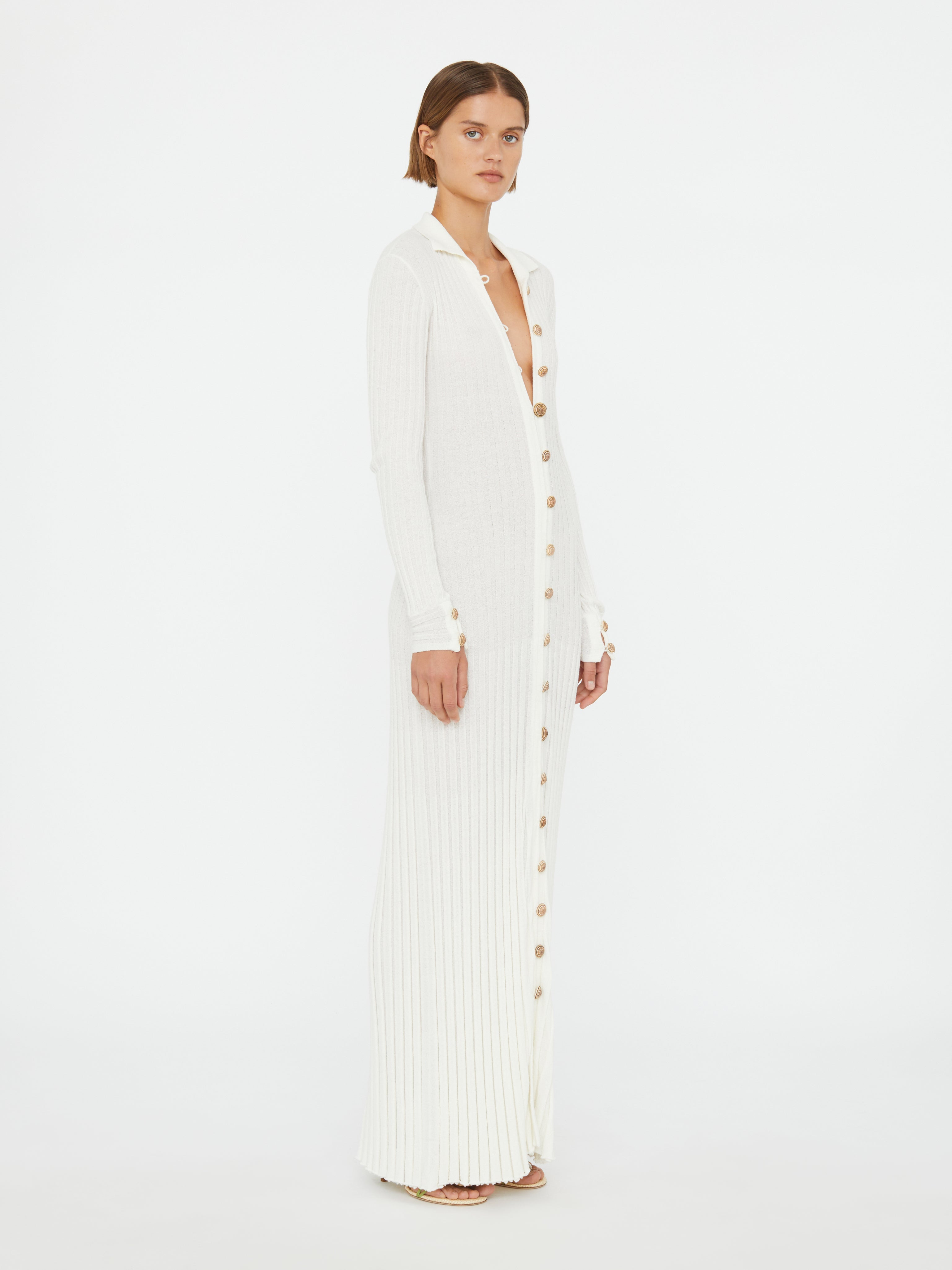 Sundial Shell Knit Cardigan Dress - 2