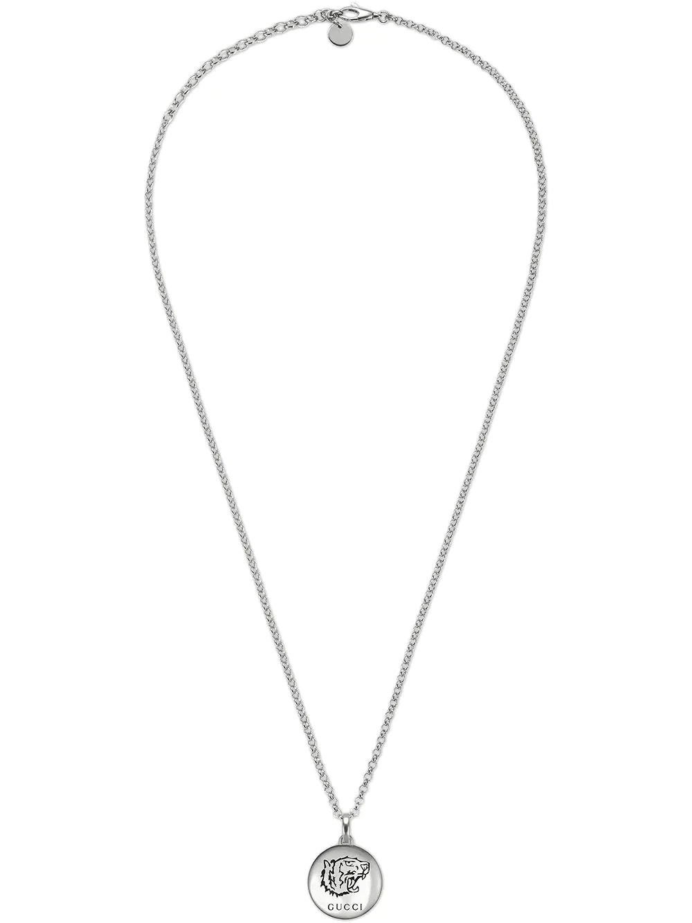 "Blind For Love" necklace in silver - 1