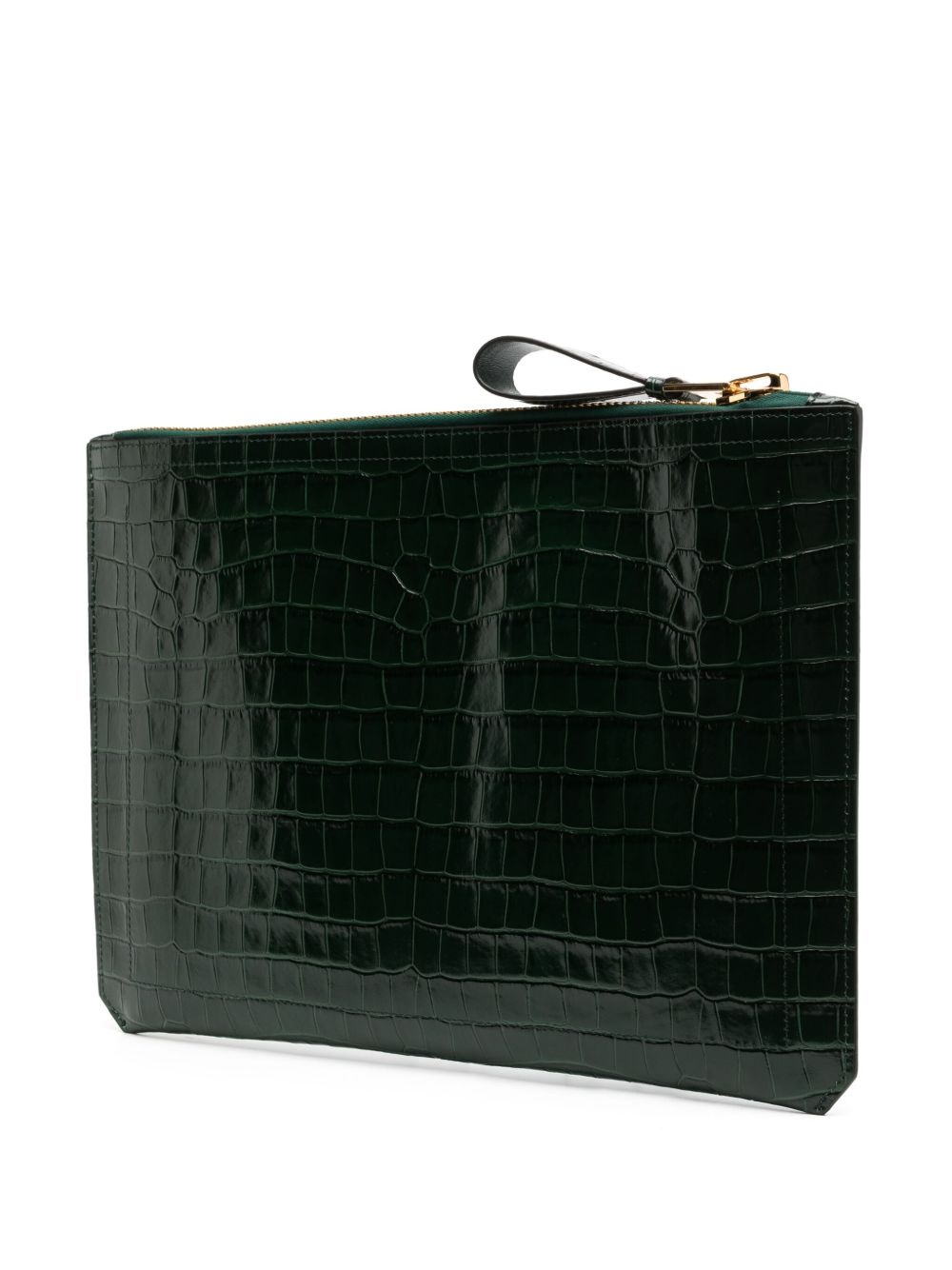 leather clutch bag - 2
