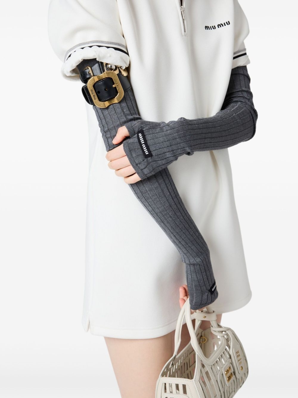 cotton-jersey dress - 5