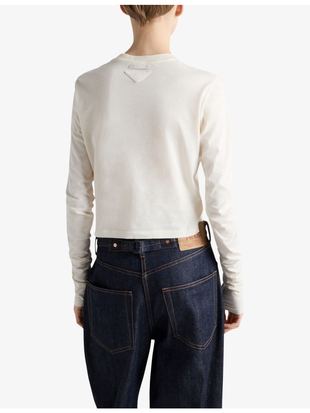 Logo-print long-sleeve cotton T-shirt - 3