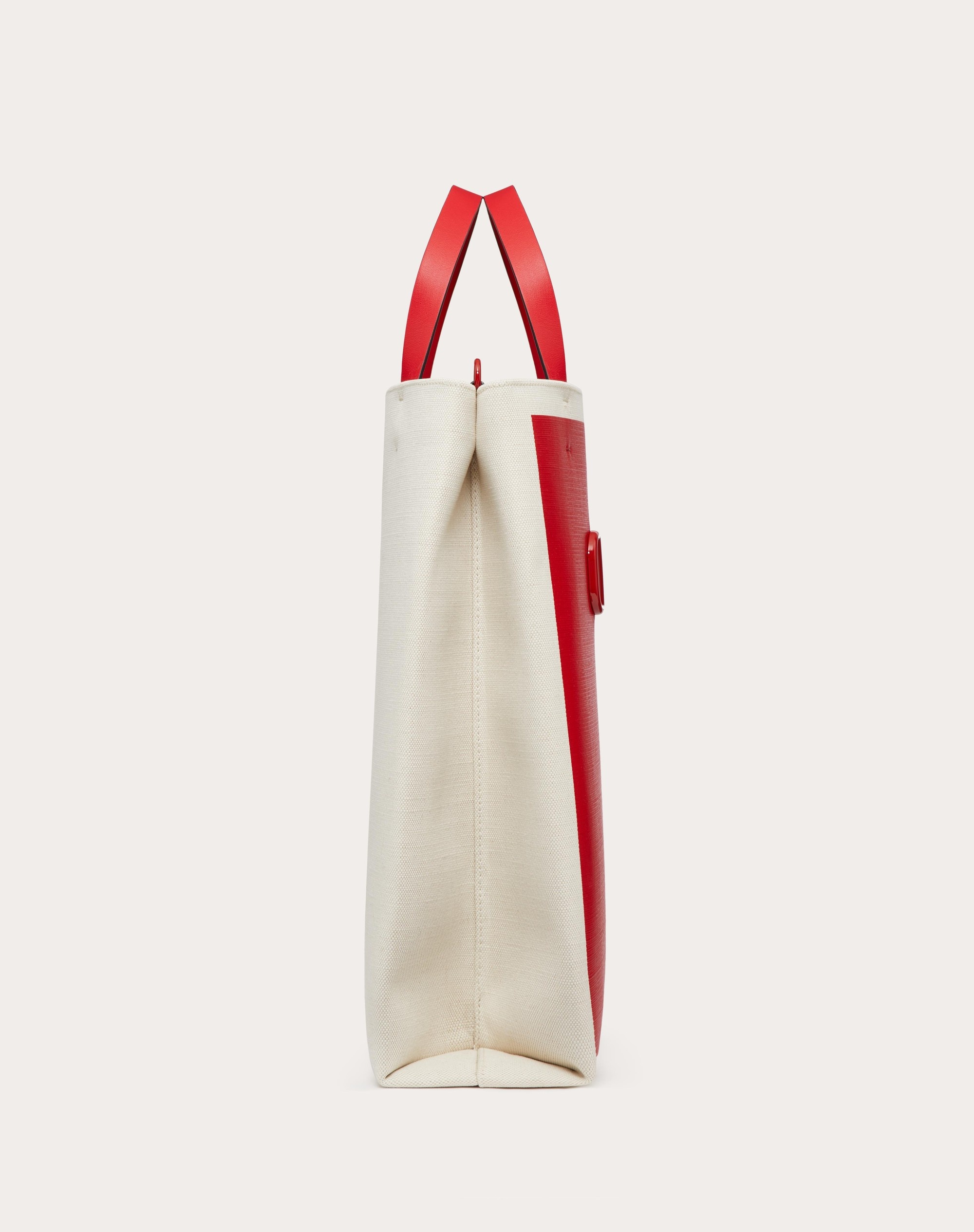 VLOGO SIGNATURE CANVAS SHOPPING BAG - 5