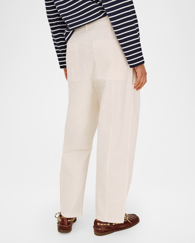 Lunar Stretch-Cotton Twill Straight-Leg Pants 3