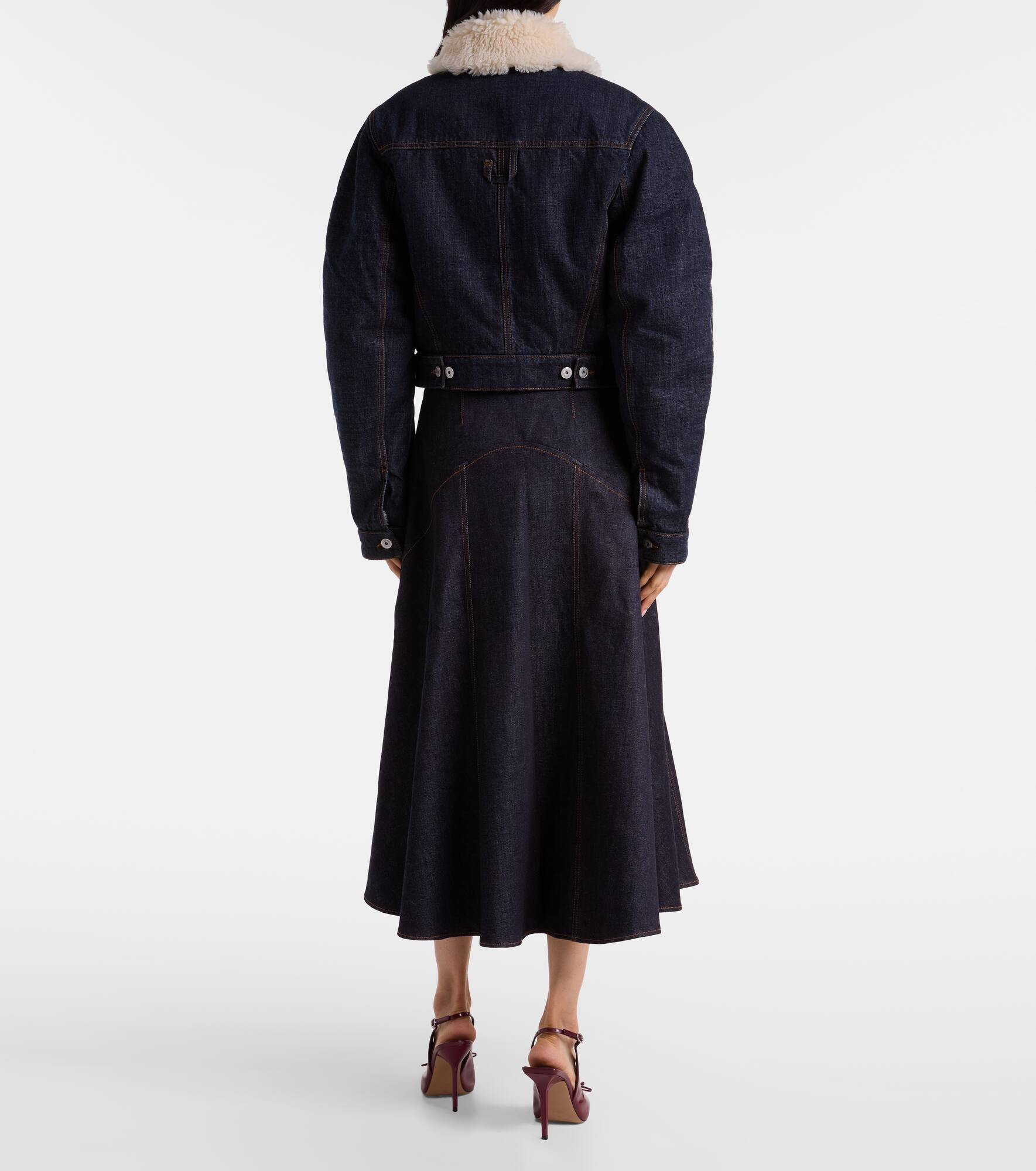Denim blouson jacket - 3