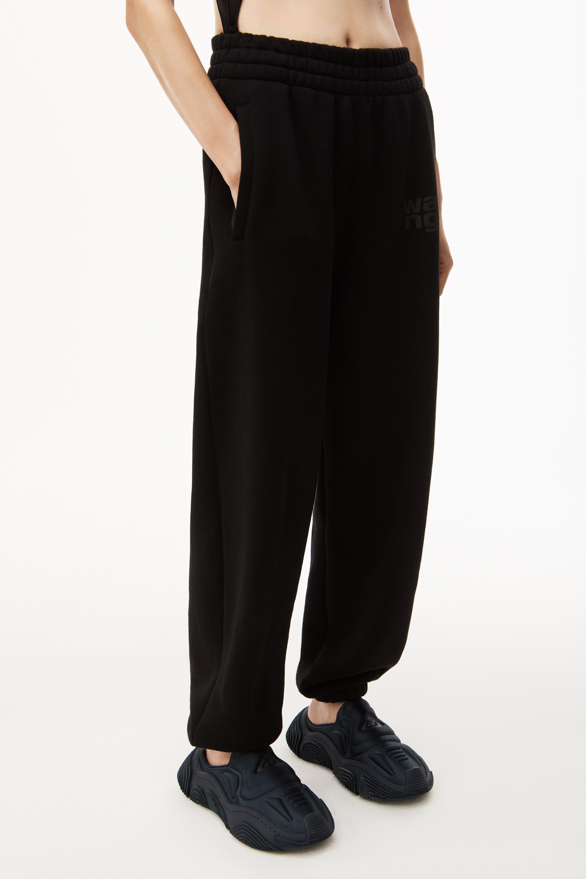 PUFF LOGO SWEATPANT IN STRUCTURED TERRY - 3