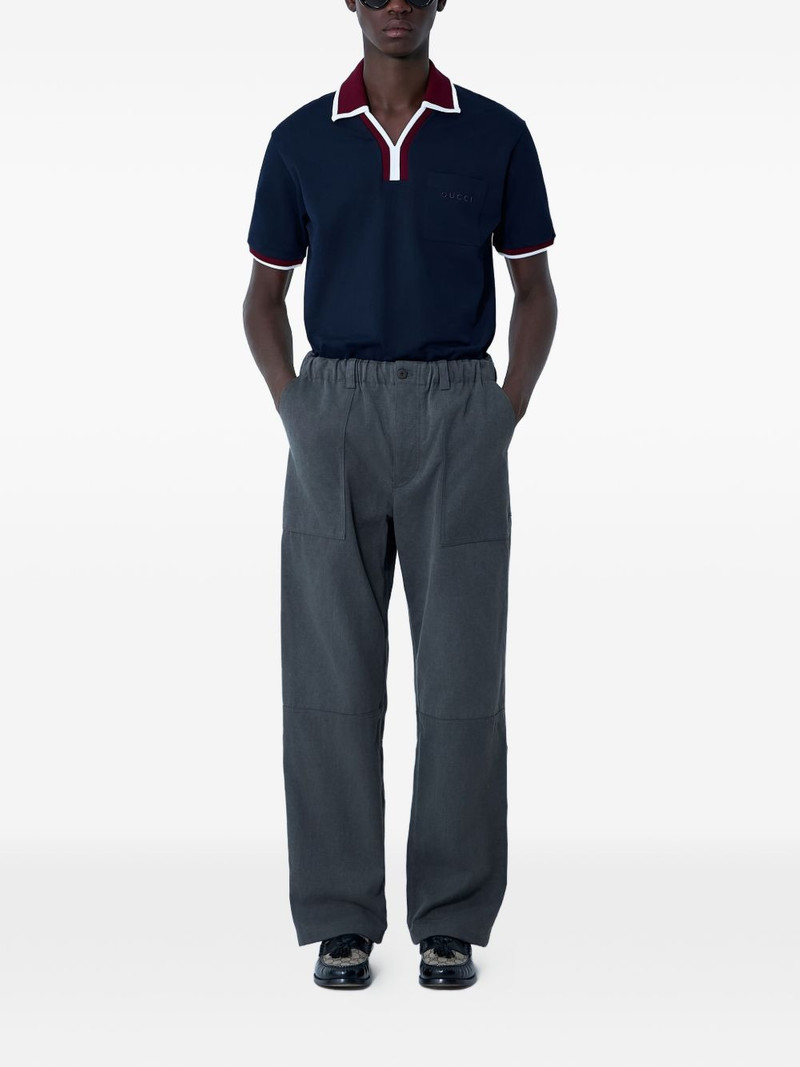 GUCCI panelled elasticated trousers outlook