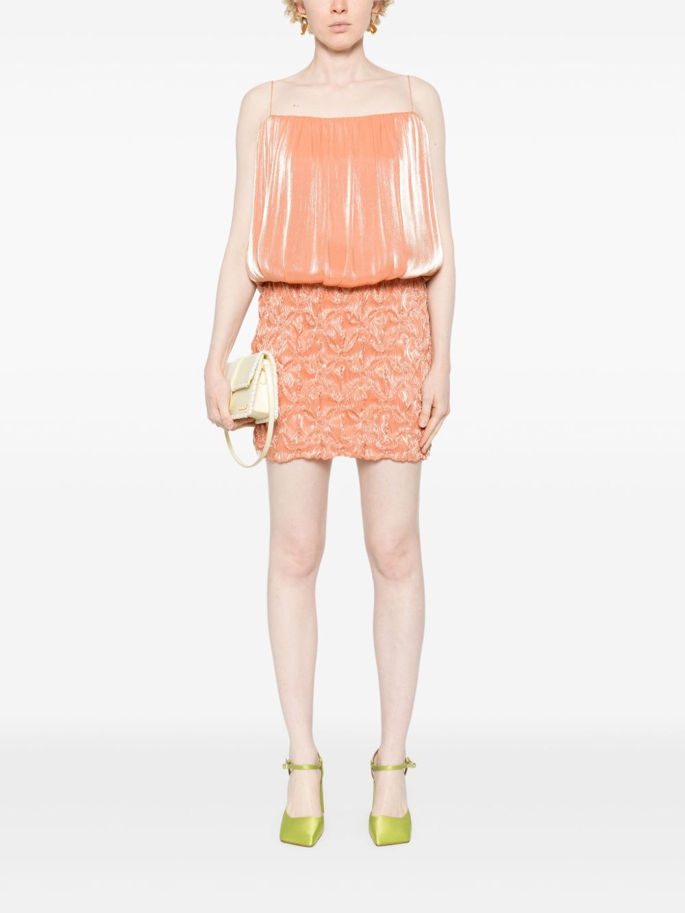 Tema lurex-detail mini dress - 2