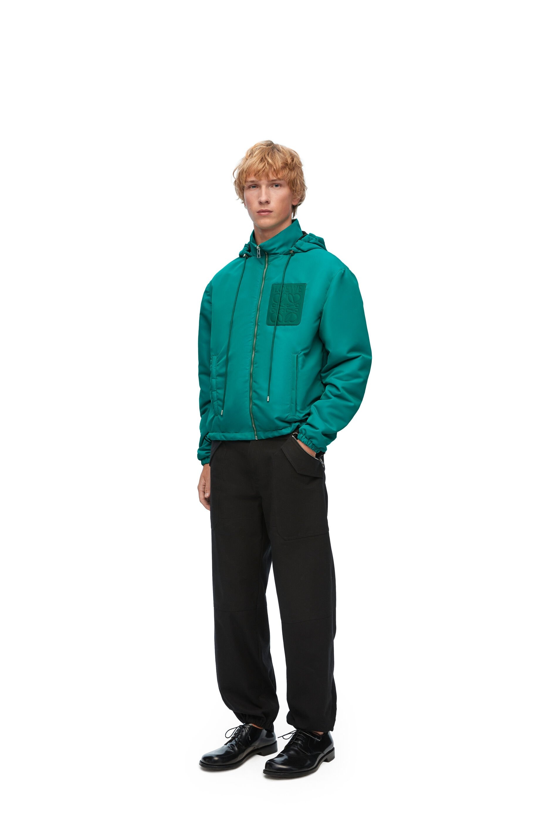 Hooded padded jacket in nylon - 2