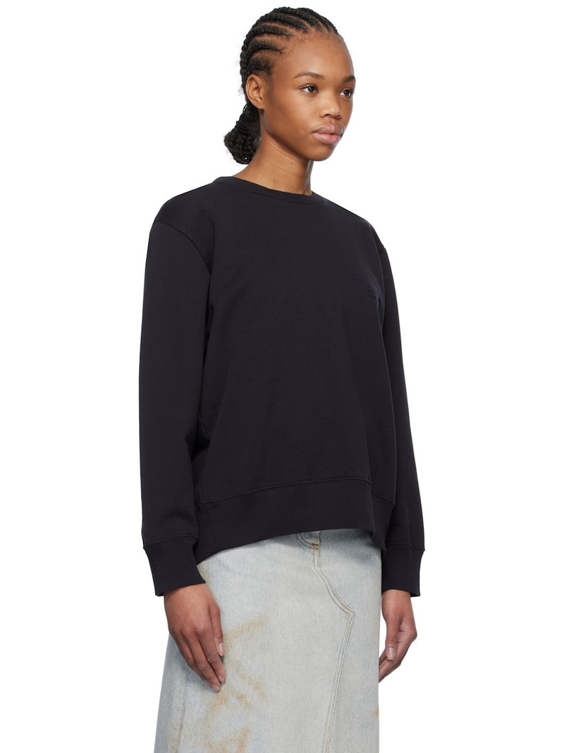 Black Spliced Logo Sweatshirt 2