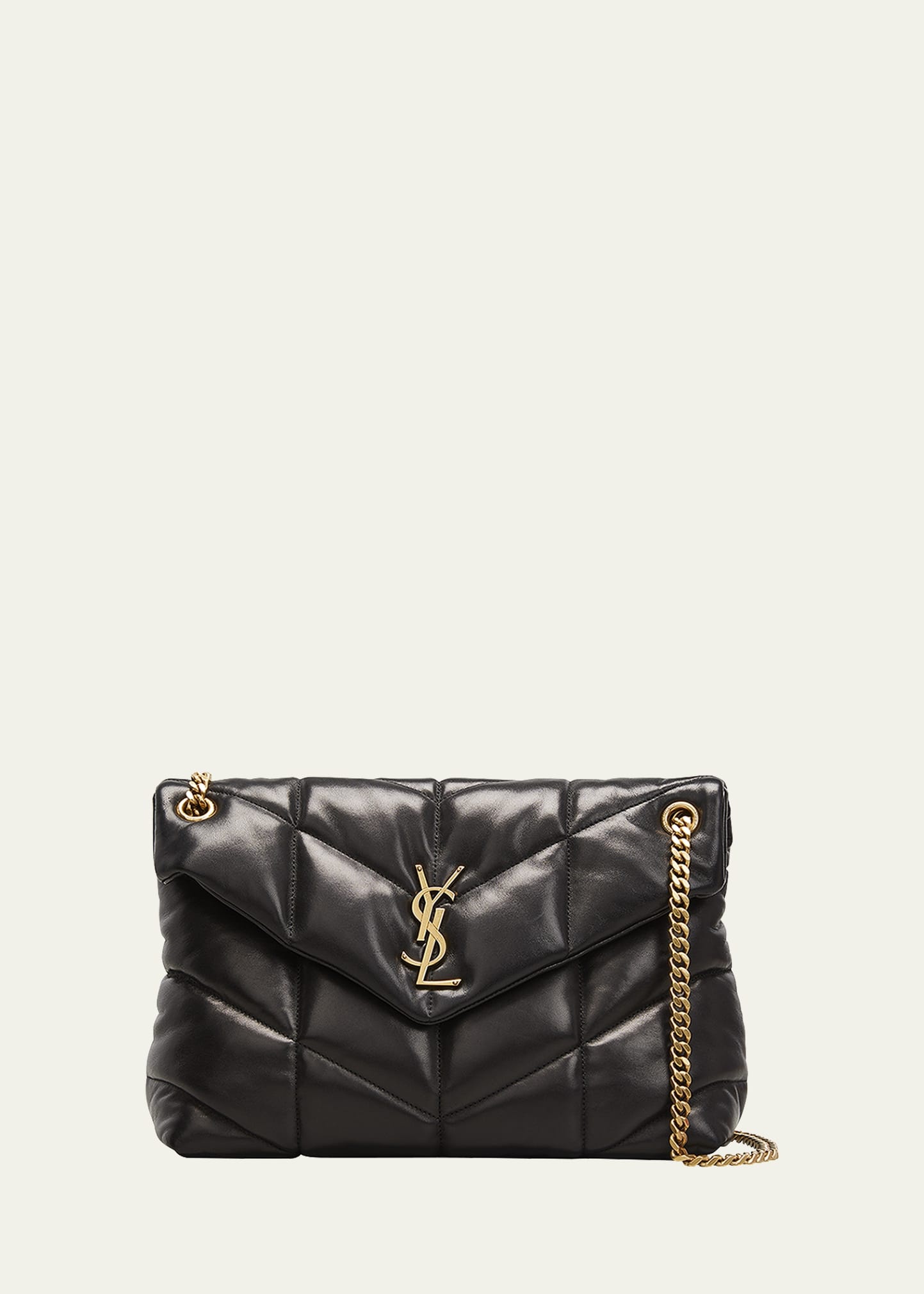 Loulou Medium Puffer Chain Shoulder Bag - 1